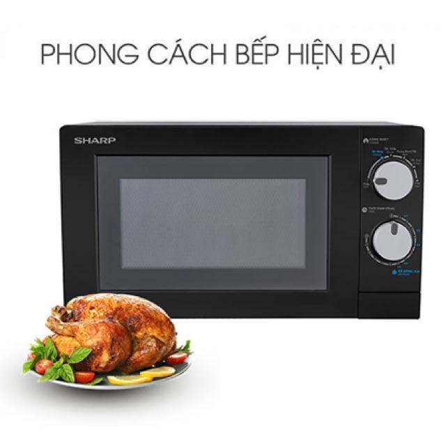 Lò vi sóng giá rẻ Sharp R-208VN-WS (BH 12 tháng)