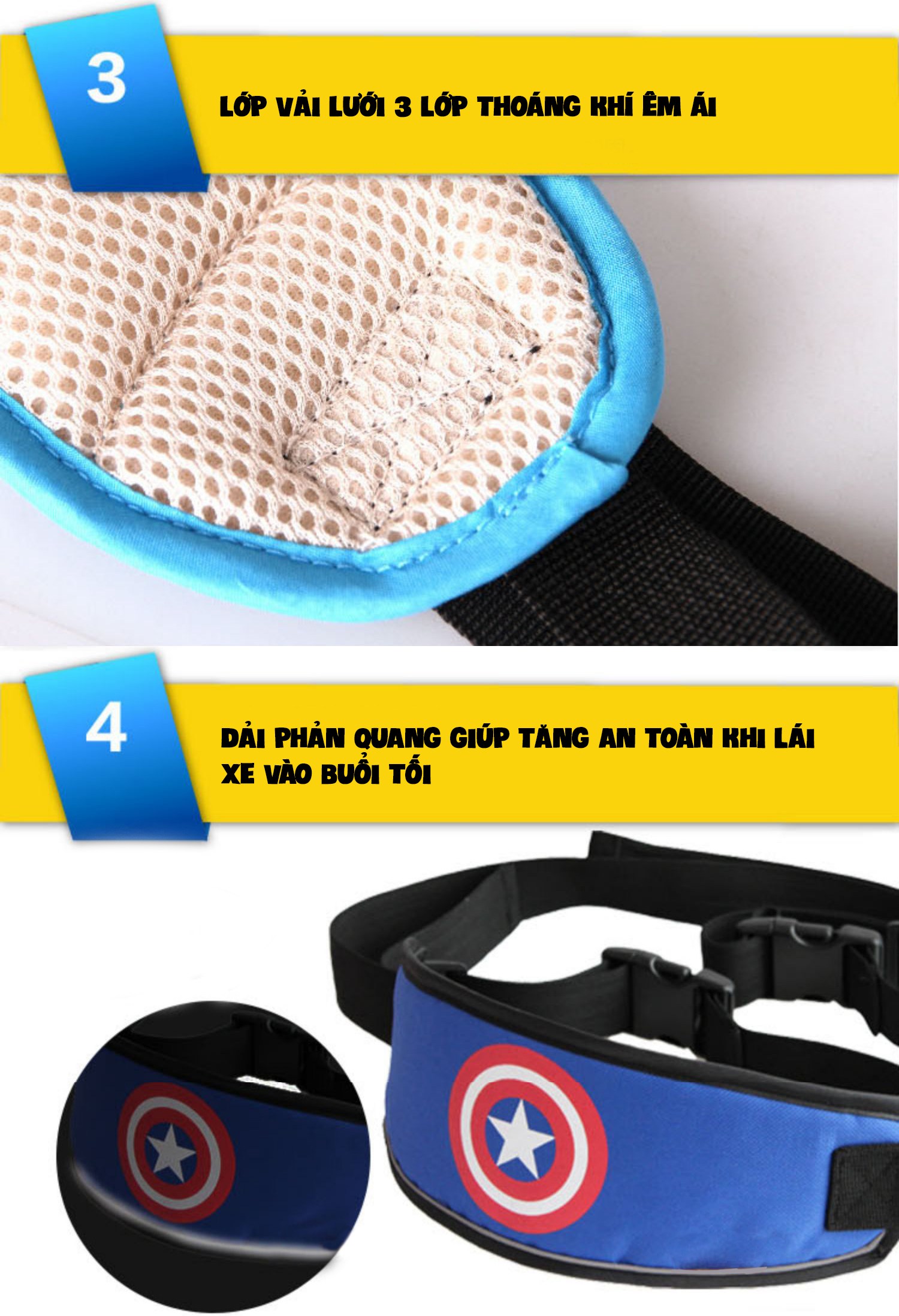Đai đi xe máy an toàn cho trẻ em