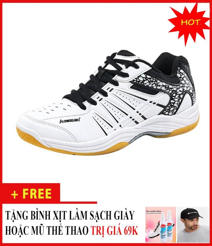 Giầy cầu lông Kawasaki K063 (MÀU TRẮNG ĐEN)