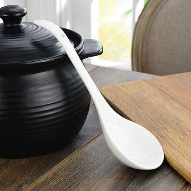 Muỗng Múc Cơm Canh Sứ Cao Cấp