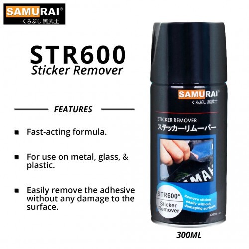 Sơn xịt Samurai [Chính Hãng ] Chất tẩy keo STR600* - (tẩy keo, sticker, remover) . 300ml