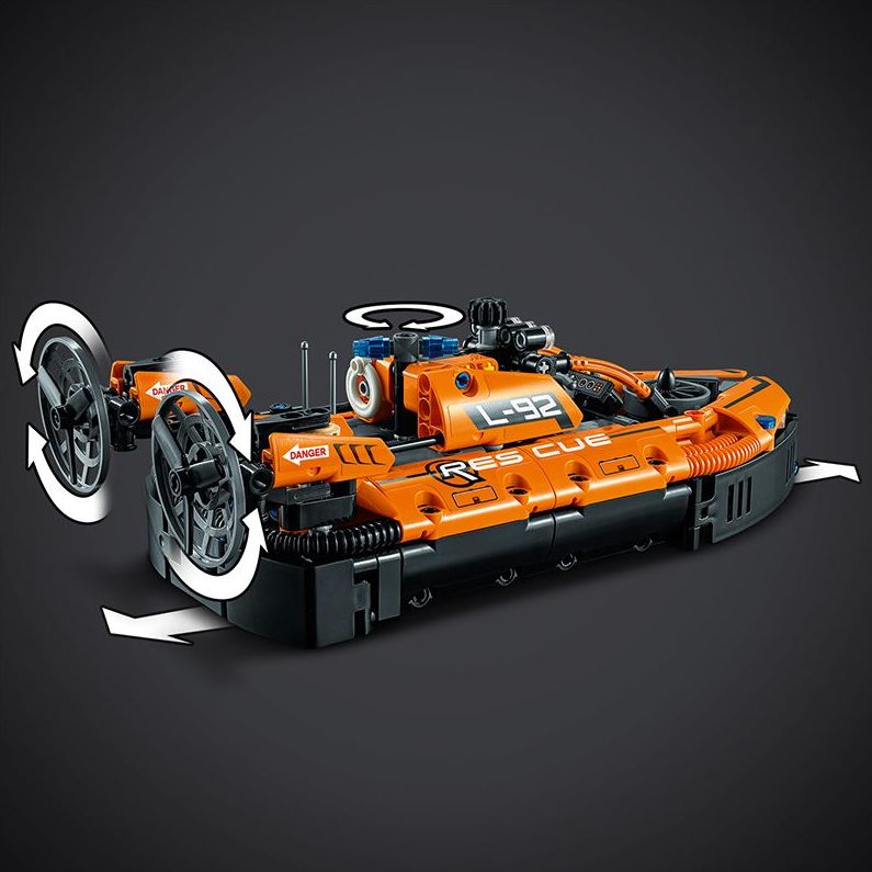 BỘ LEGO LẮP RÁP TECHNIC 42120 CA NÔ ĐỆM KHÍ CỨU HỘ