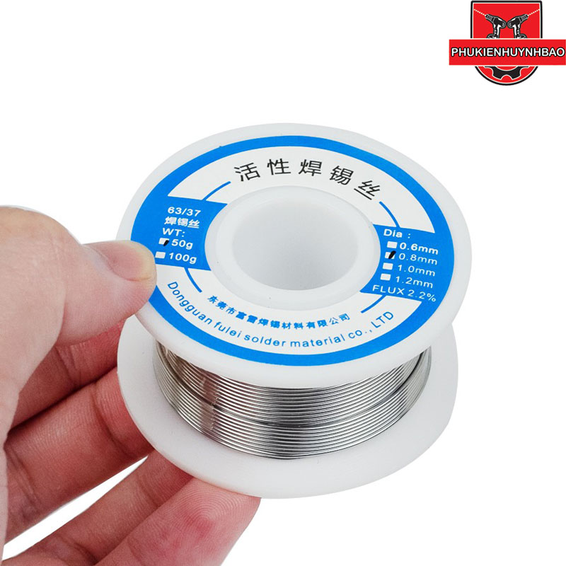 Thiếc Hàn 63A-63% 0.8mm 1mm Mối Hàn Chắc và Bóng