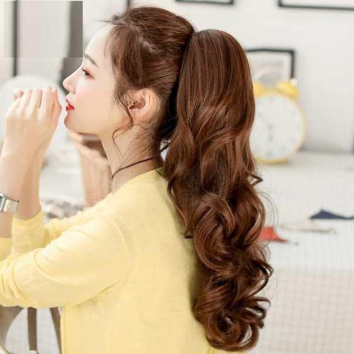 TÓC GIẢ NGOẠM XOĂN DÀI 55CM CỰC ĐẸP