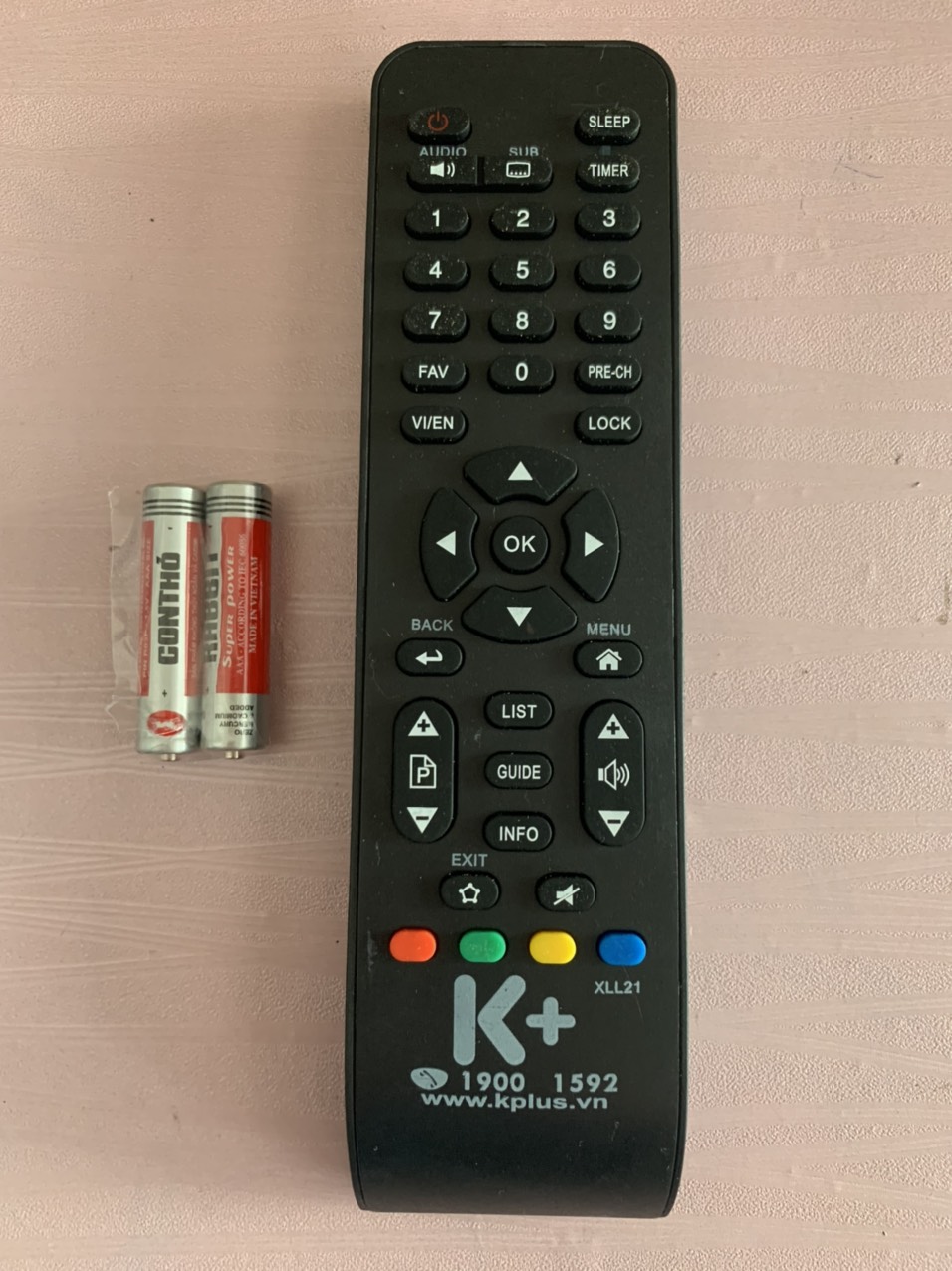 [HCM]Điều Khiển Đầu Thu K+ HD Mới DSI424VSTV Của Technicolor (Remote K+Hd Technicoler)