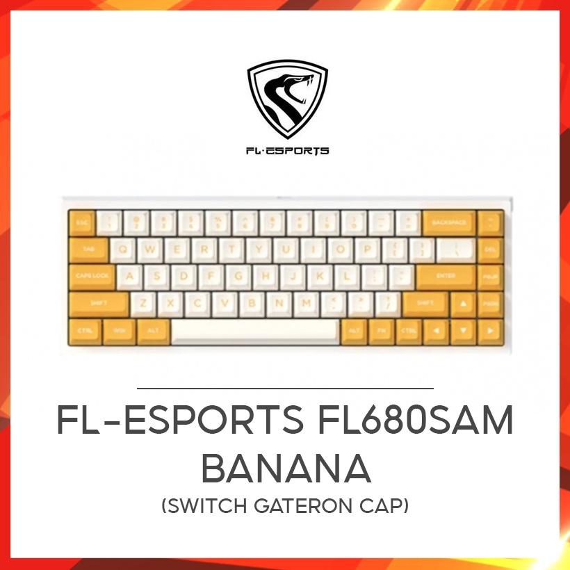 Bàn Phím Cơ FL - Esports FL680 SAM (Switch Gateron Cap) - Hàng Chính Hãng Bảo Hành 12 tháng