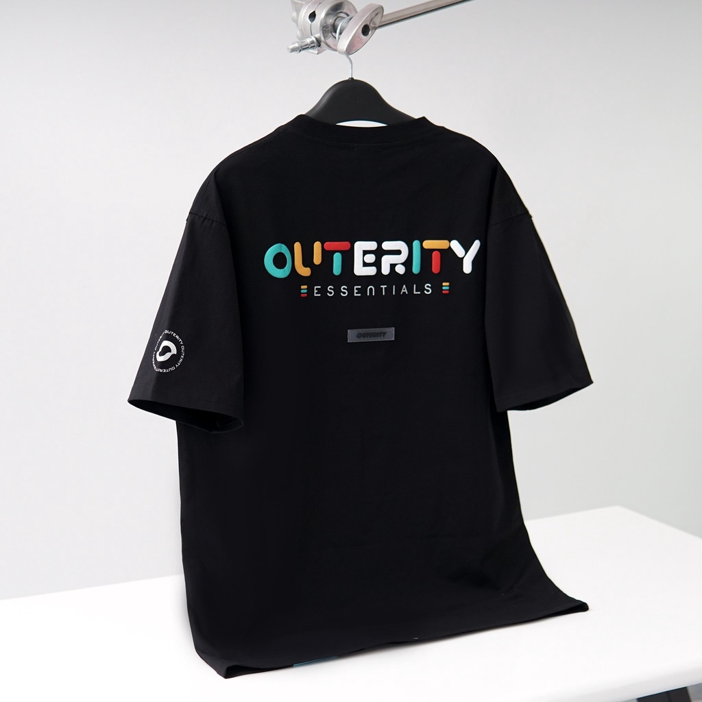 Áo thun Outerity Rainbow Đen Ver2.0 - ORP143BLK