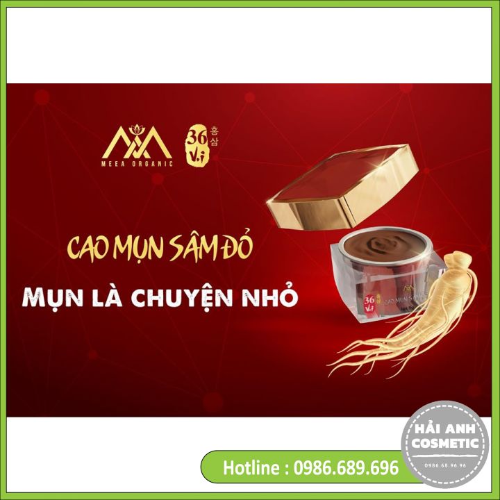 Cao Mụn Sâm Đỏ 36 Vị Đông Y Cao Cấp (15g)