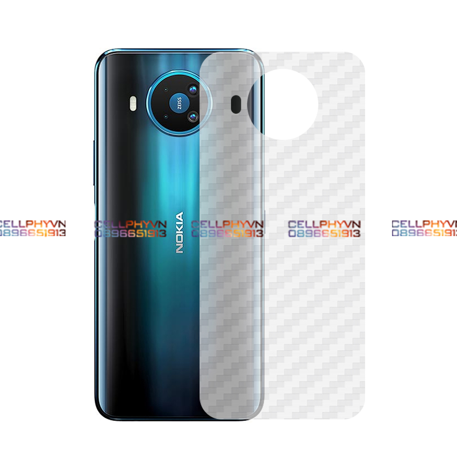 Miếng dán lưng cacbon Dành Cho Nokia 8.3