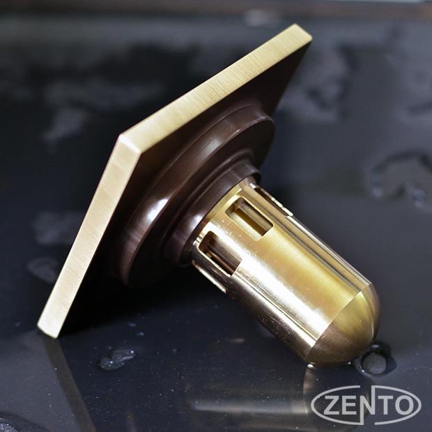 Thoát sàn chống mùi giả cổ 3D Zento ZT657 (10x10cm)