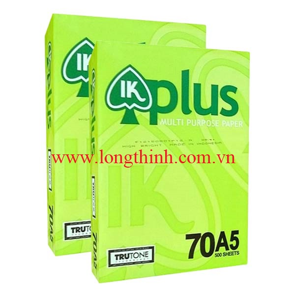 [HCM]Giấy A5 IK PLUS 70gsm 1 Ream