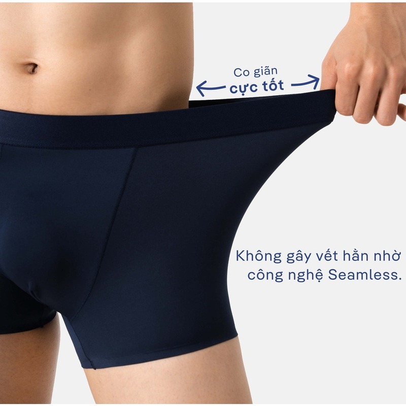 Combo 03 Quần lót nam Trunk Excool Microfiber Seamless (Không đường may) - Coolmate