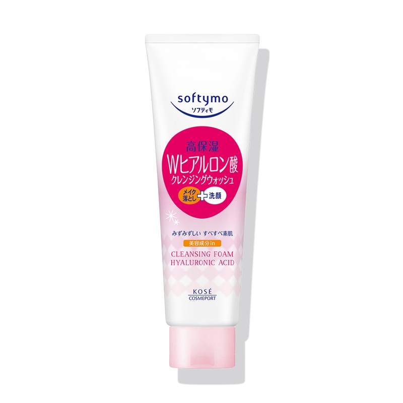 Sữa Rửa Mặt Dưỡng Ẩm Kose Softymo Cleansing Foam Hyaluronic Acid 190g