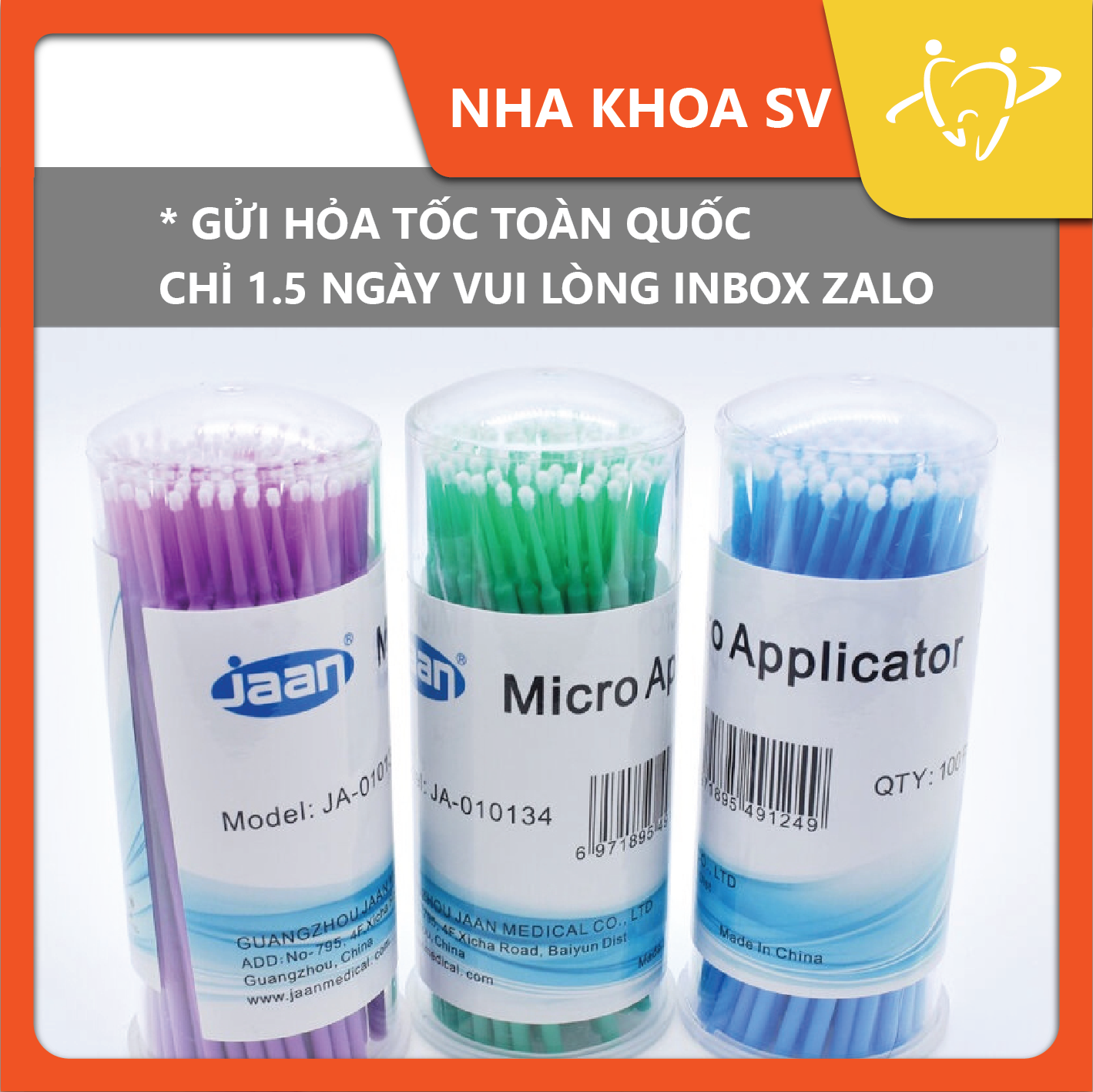 Cọ bond (cọ quét keo) dùng trong nha khoa