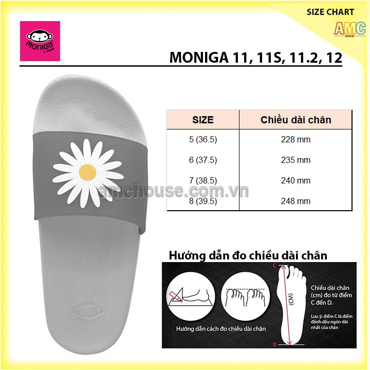 Dép Thái Lan Nữ siêu mềm, nhẹ MONOBO - Moniga 12