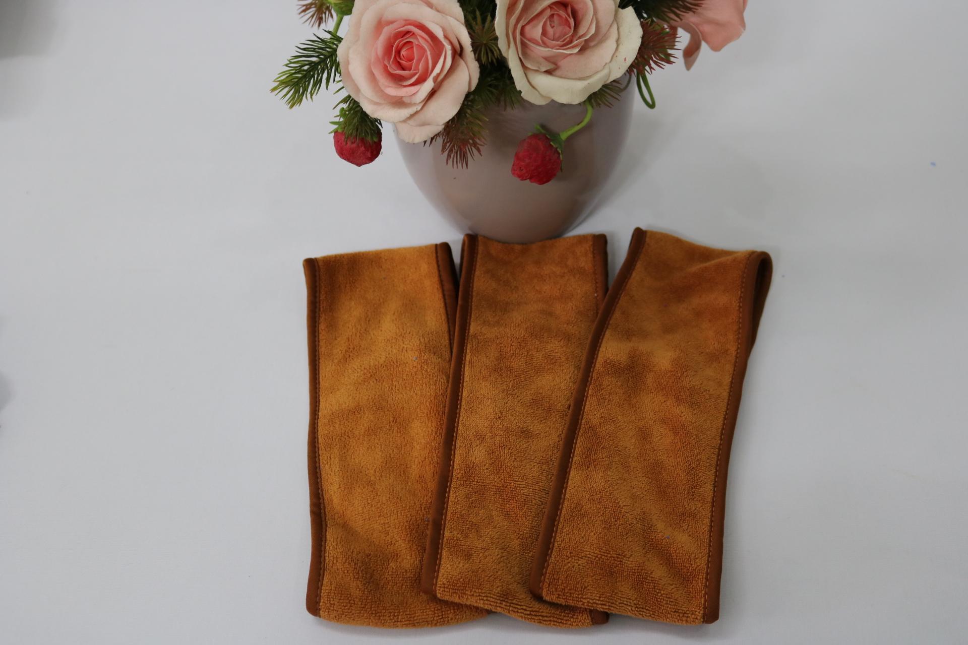 Combo 5 Băng Đô Quấn Tóc Spa Nam Phong Màu Da Bò Microfiber