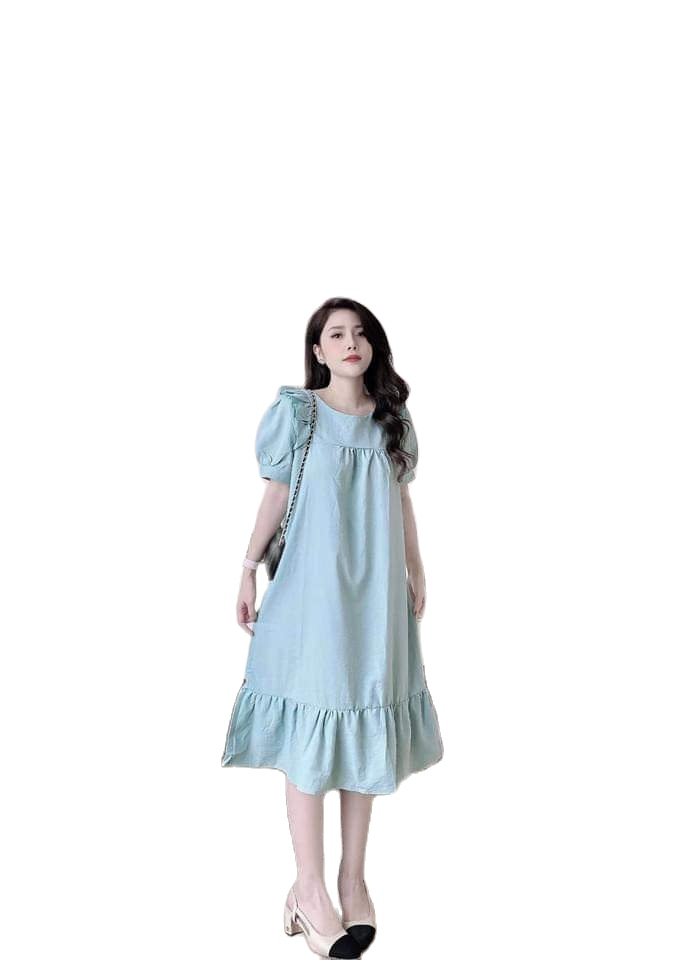 [HÀNG THIẾT KẾ] Váy bầu công sở thiết kế dáng suông,Kiểu dáng Năng Động Trẻ Trung Cho Bạn Thoải Mái Vận Động