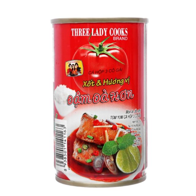 Cá mòi 3 cô gái - Cá nục sốt cà 155g