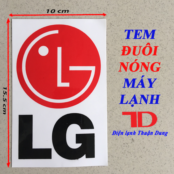 Tem đuôi nóng máy lạnh LG