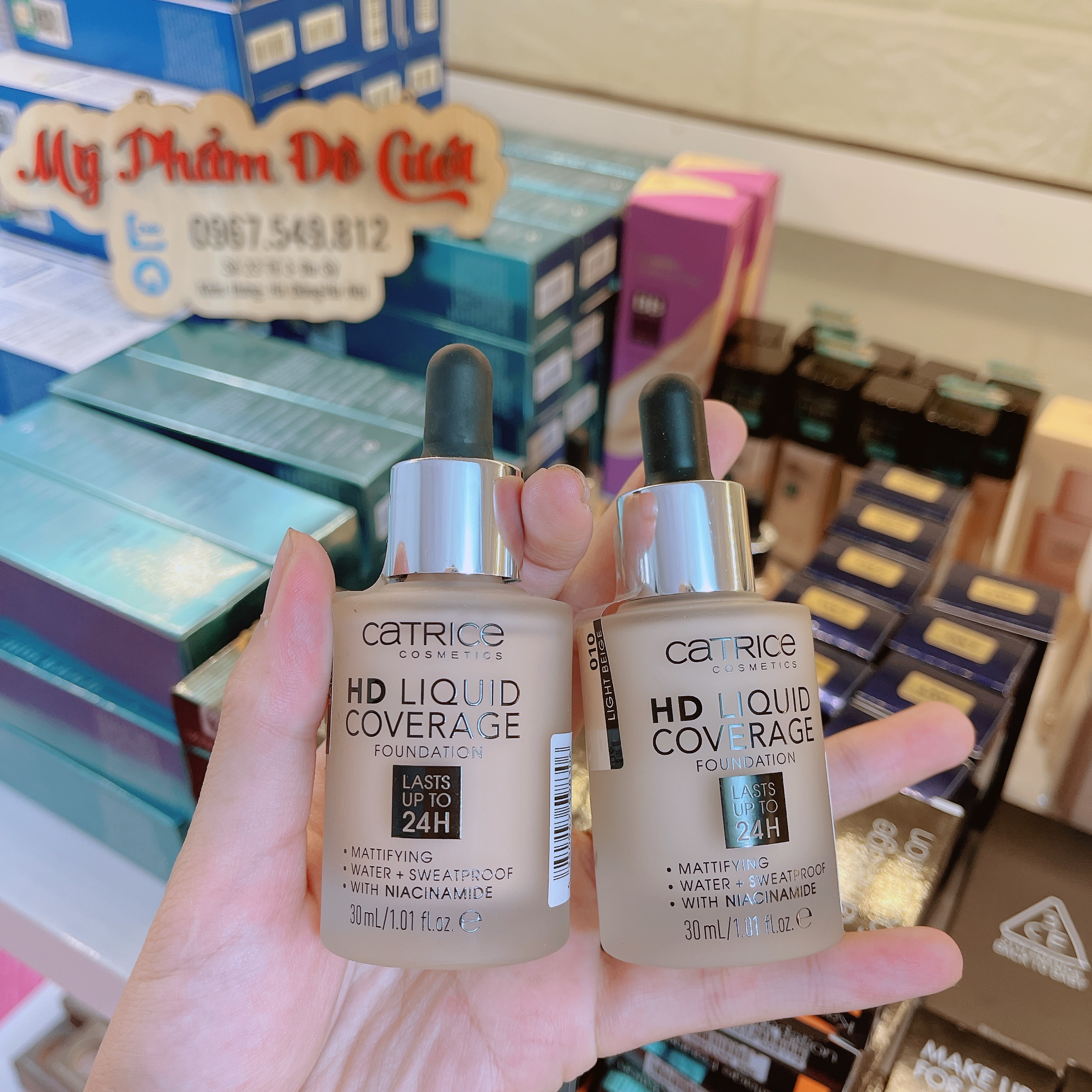 Kem Nền Catrice HD Liquid Coverage Foundation Đủ Tone 30ml [Chính Hãng]