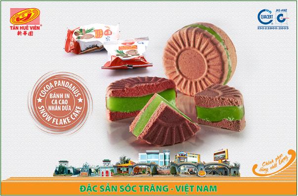 Combo 3 loại bánh in 6 cái (cacao dứa, đậu, dứa)