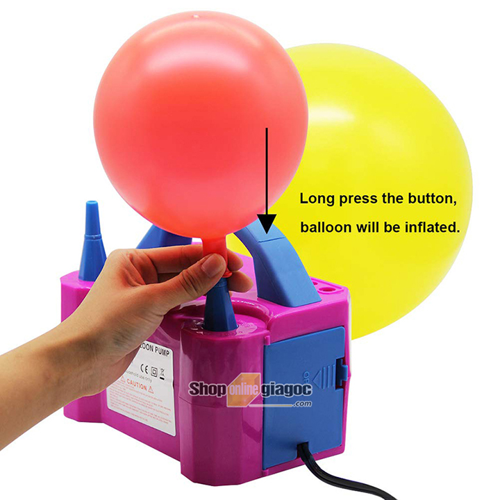 Máy Bơm Bong Bóng Bằng Điện 2 Vòi VDBB03