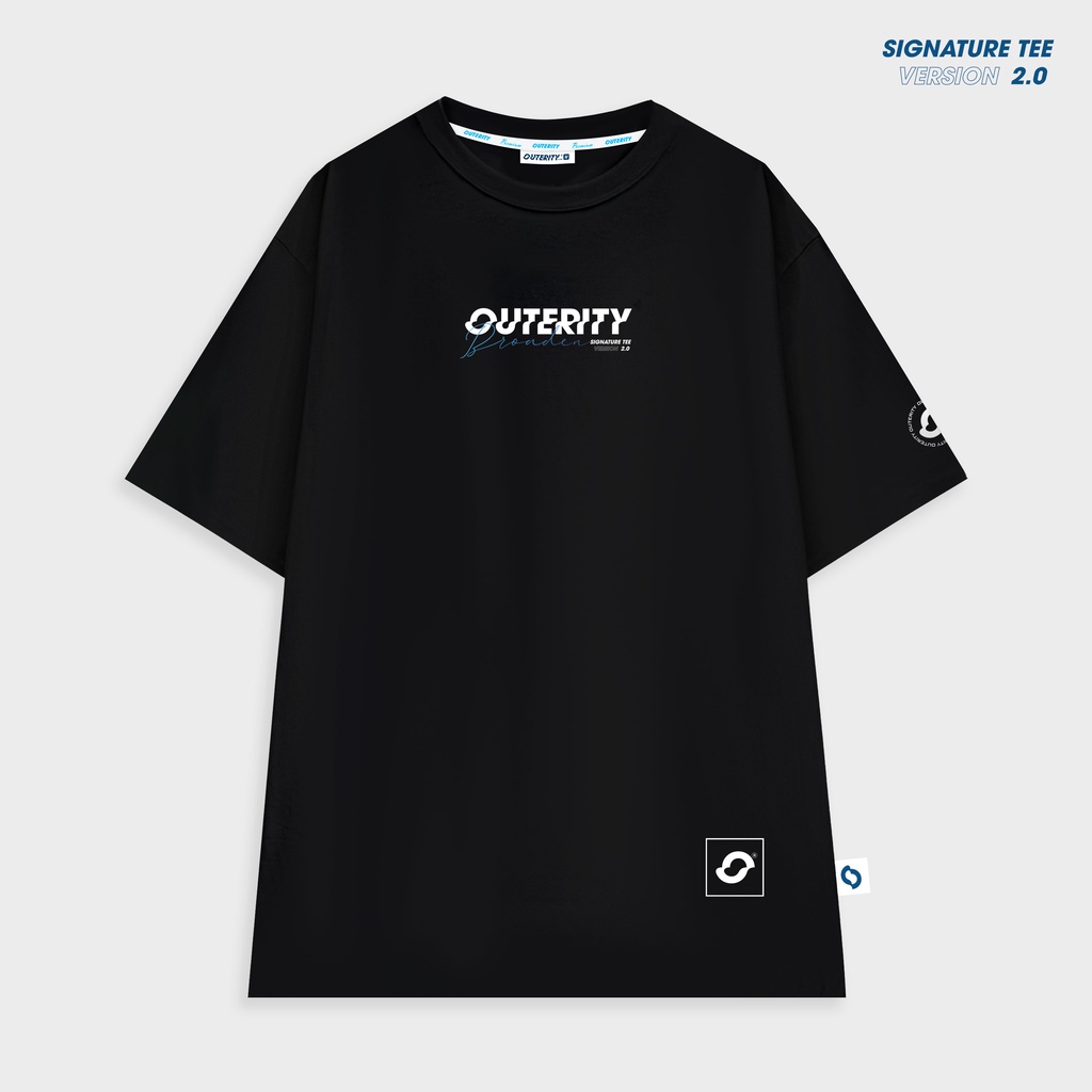 Áo thun Outerity Signature Đen ver2.0 - ORP138