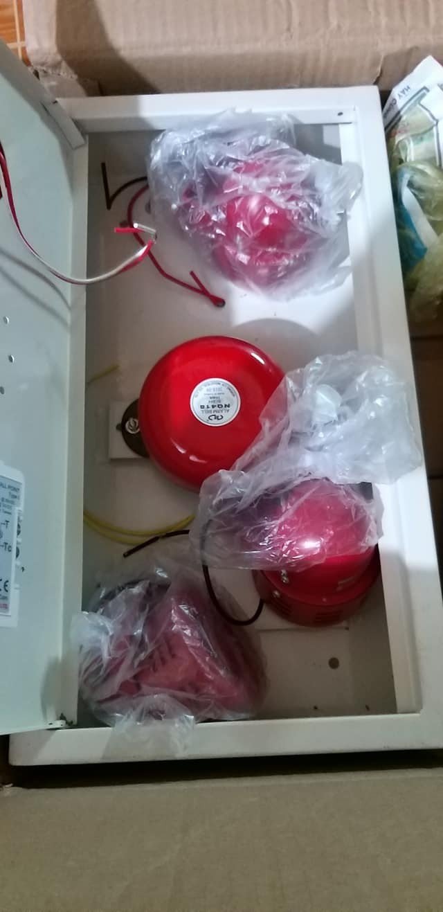 PCCC Combo Tổ hợp Chuông + Đèn + Nút ấn khẩn báo cháy