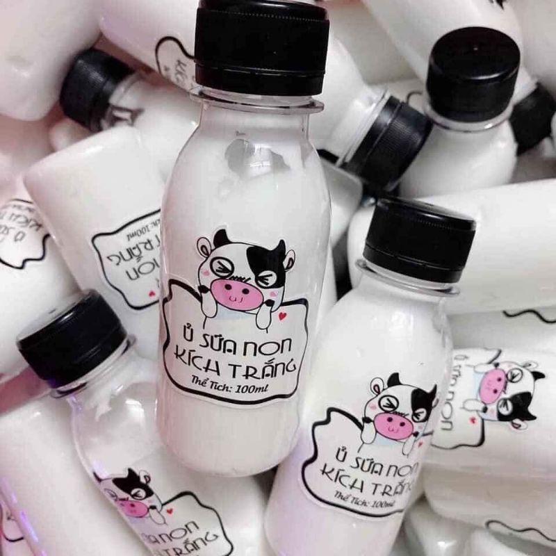 Ủ trắng sữa non bò chai 100ml