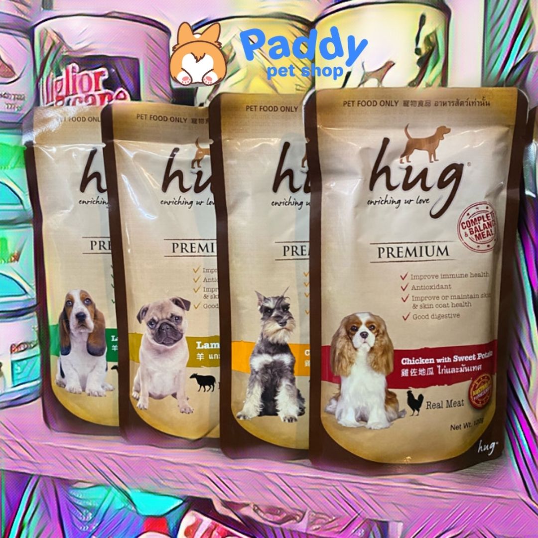 Pate Cho Chó Hug Bổ Sung Chất Xơ 120g