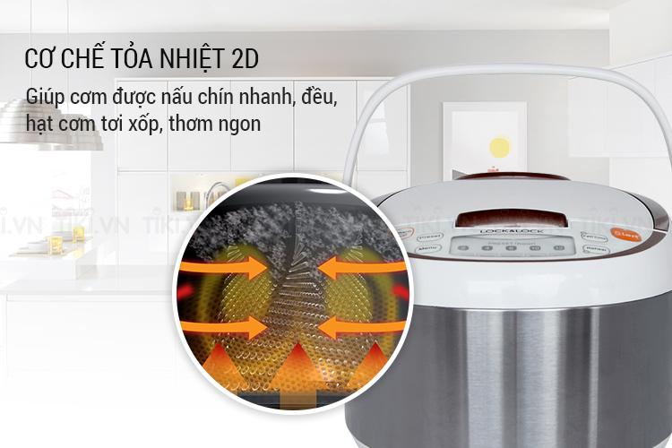 Nồi Cơm Điện Tử Lock&Lock EJR351BRW - 1.8L