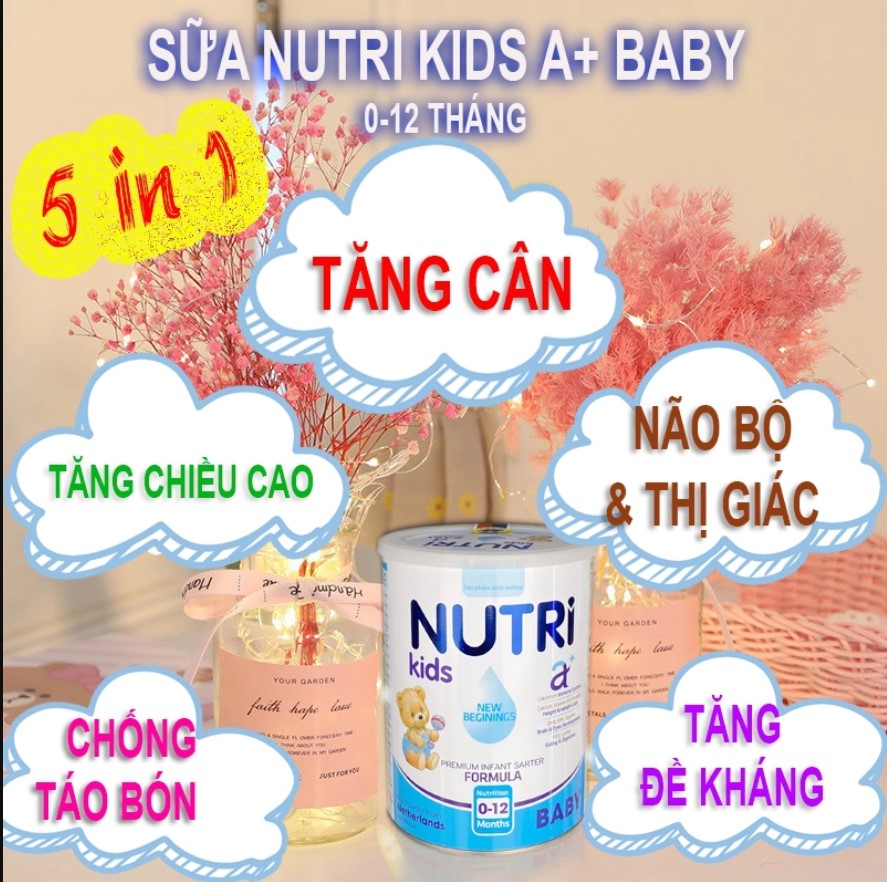 Sữa bột Nutri Kids A+ Pedia (Nutrikids Pedia) 1-10 tuổi