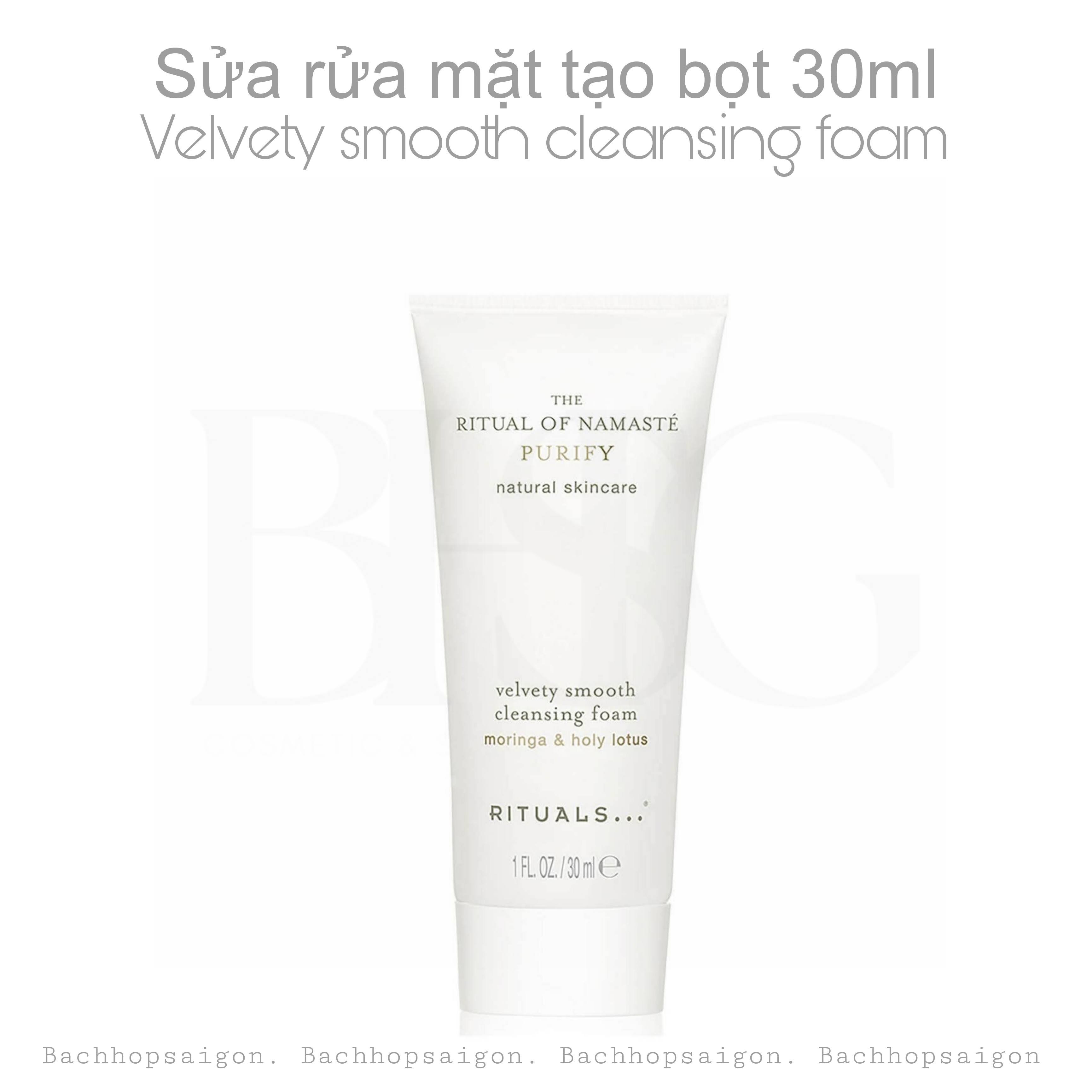 Sữa rửa mặt Rituals Namaste velvety smooth cleansing foam 125ml