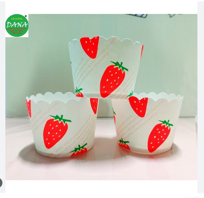 Cốc cupcake 7cm, 5cm 1 lốc ~50 cái (màu ngẫu nhiên)