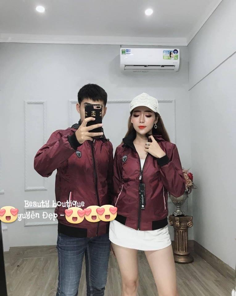 [HCM]ÁO KHOÁC CẶP DÙ 2 LỚP THÊU V NÓN THÁO RỜI ĐƯỢC - áo khoác đôi - áo khoát cặp - áo khoác dù cặp nam nữ - áo khoát nam - áo khoát nữ - áo khoát dù - Áo khoác dù - áo khoác đẹp - áo khoác gió nam - áo khoác gió nữ