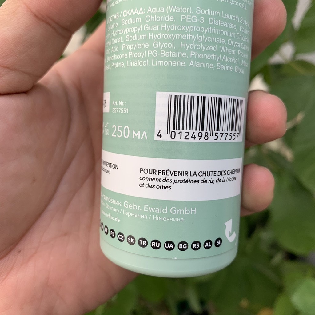 [HCM]Dầu Gội Chống Rụng Kích Thích Mọc Tóc Cehko 250ml