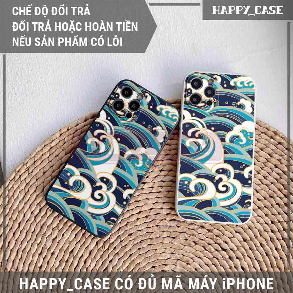 Ốp iPhone NB192 Hình Sóng Nhật Chống Sốc iPhone Happy Case