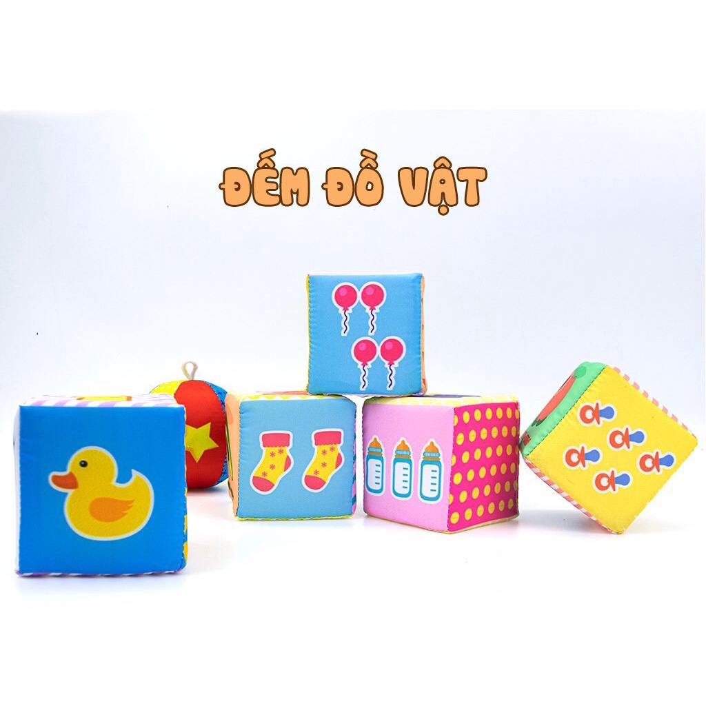 Bộ Đồ Chơi Xúc Xắc Vải