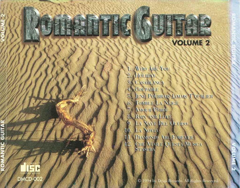 Bộ 6 Đĩa CD Nhạc Romantic Guitar 2(phôi đĩa nhật)