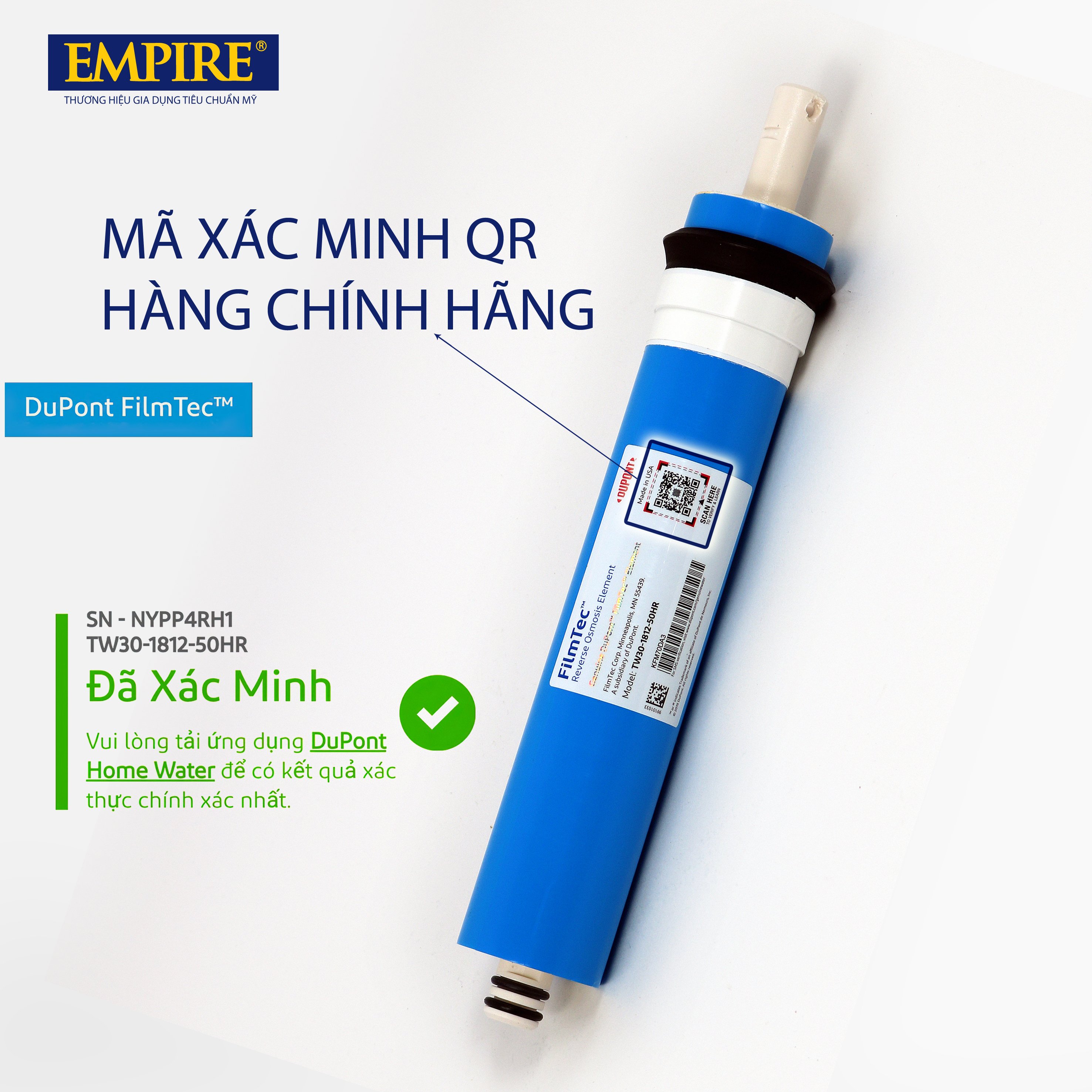 Lõi lọc thẩm thấu R.O made in U.S.A