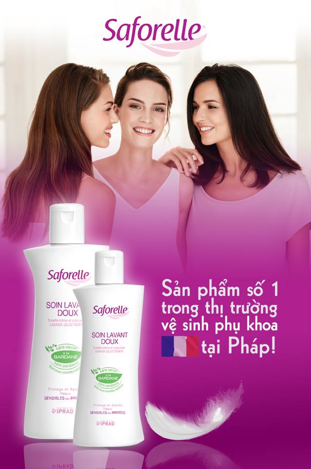 Dung Dịch Vệ Sinh Vùng Kín SAFORELLE Gentle Cleansing Care (250ml)