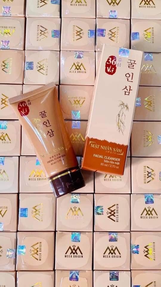 Sữa rửa mặt nhân sâm - cao sâm mụn đỏ 36 vị[Chính Hãng]