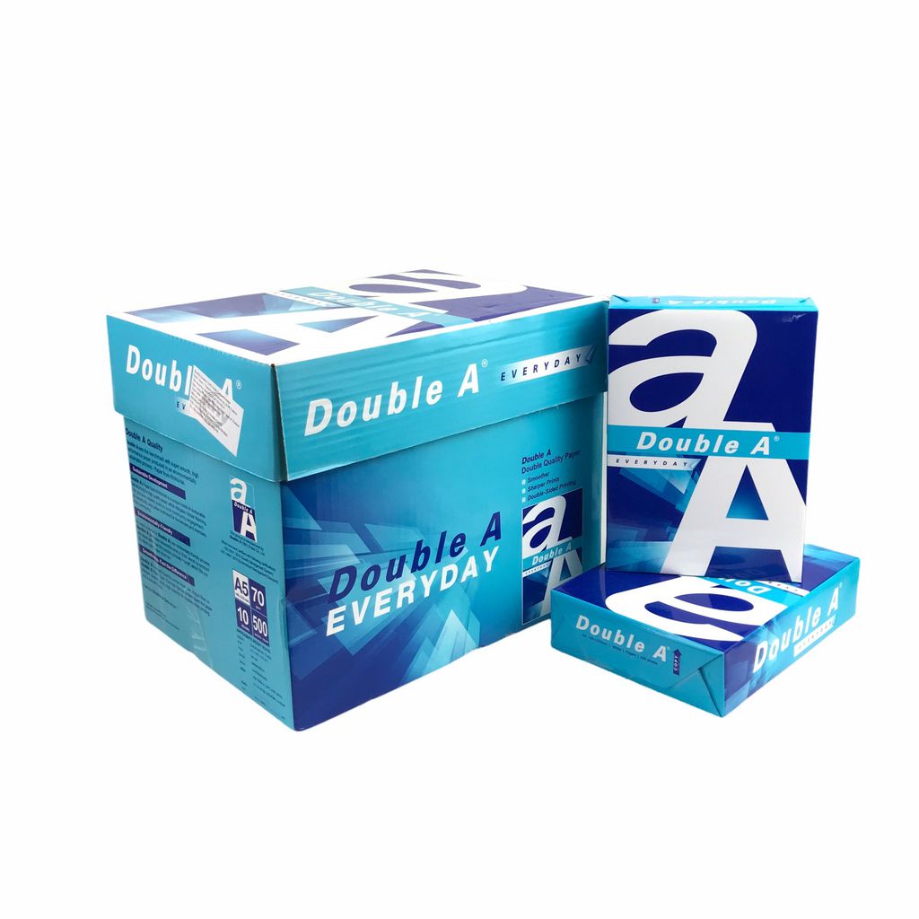 500 tờ giấy in Double A5 ĐL 70/90