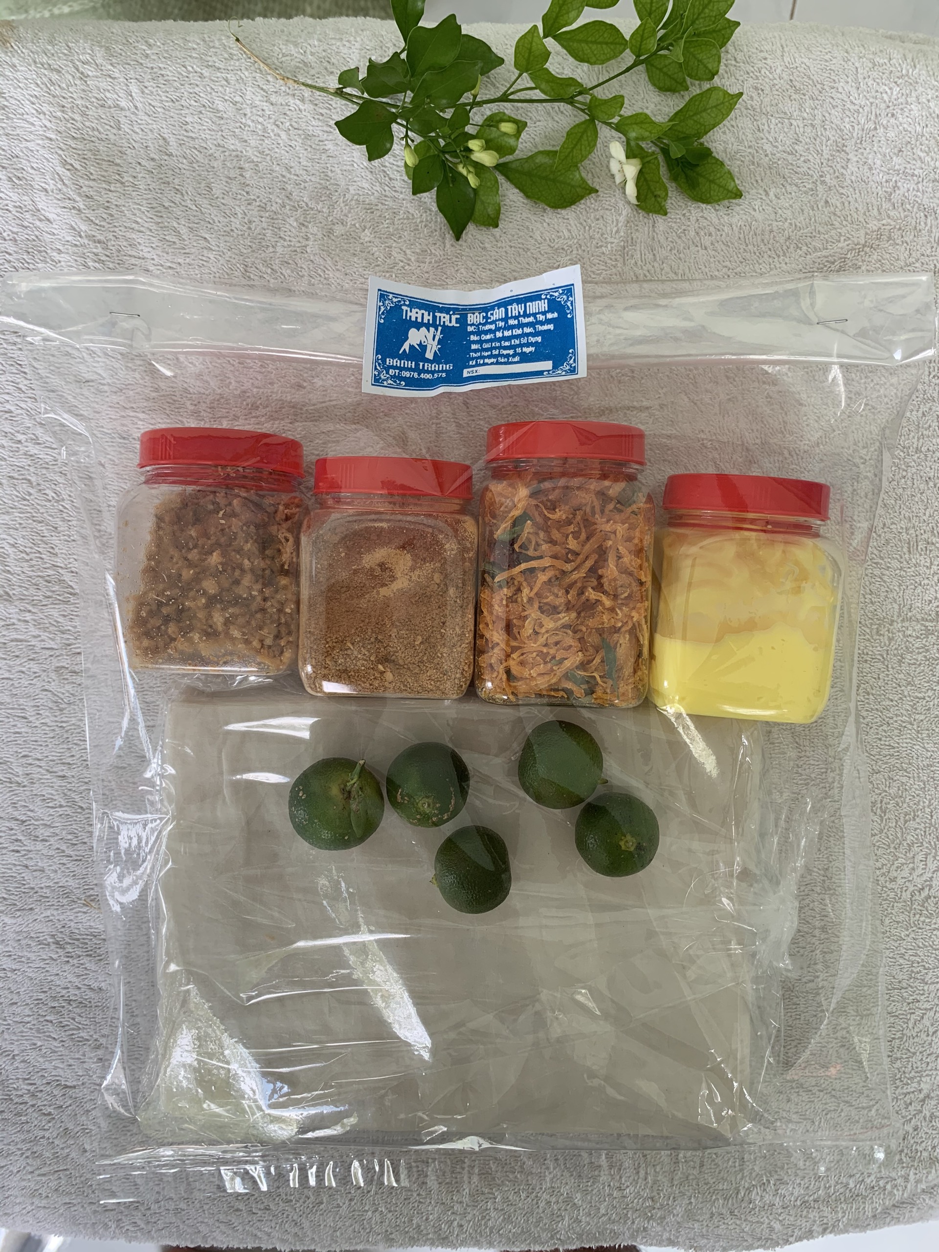 (Combo3_900gr)Bánh Sương+Khô Gà+Bơ+Muối Nhuyễn+Hành Phi