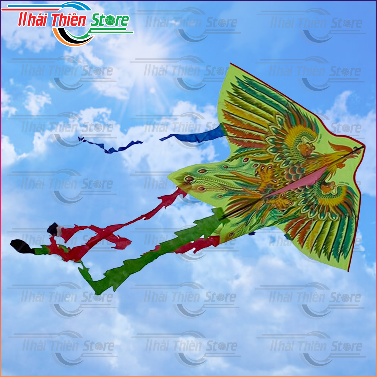 Diều Phụng 5 Đuôi Đại Nhiều Màu Sắc Đăng Quang