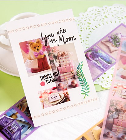 Sticker phong cảnh trang trí sổ Bullet Journal Be Tiny