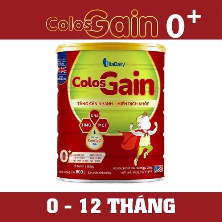 Colos Gain 0+ Milk 800Gr (New Date)