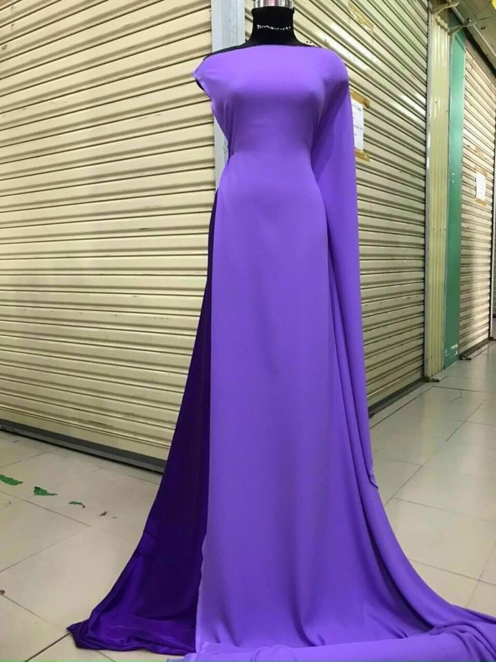 [HCM]Vải áo dài màu trơn