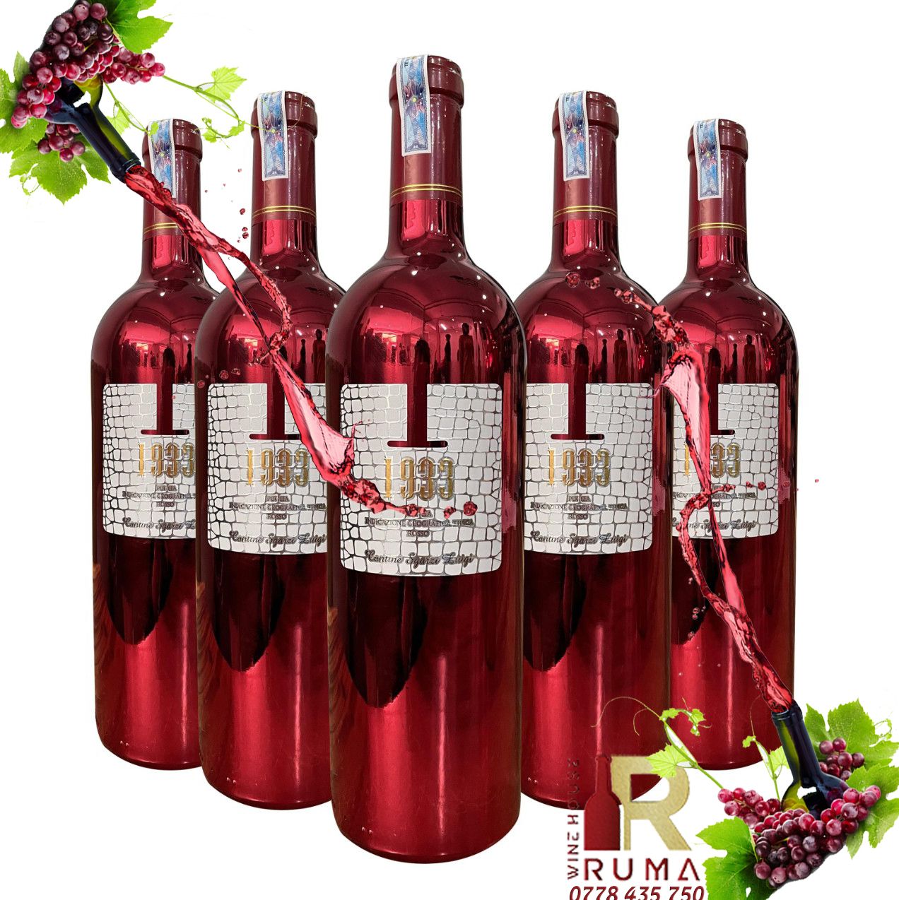 Vang Ý 1933 Ruby nhâp khẩu chính hãng