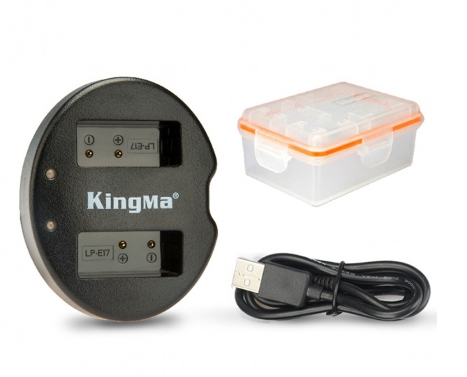 SẠC ĐÔI KINGMA CHO PIN LP-E17